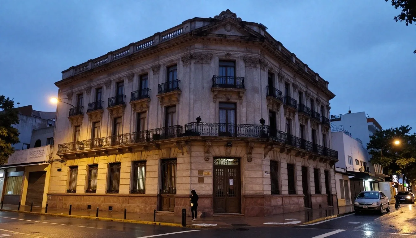 Edificio de oficinas sobre la avenida Corrientes en Buenos Aires